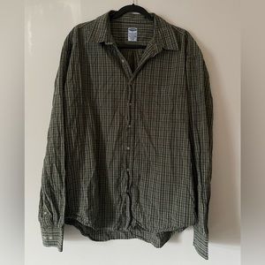 Green plaid flannel